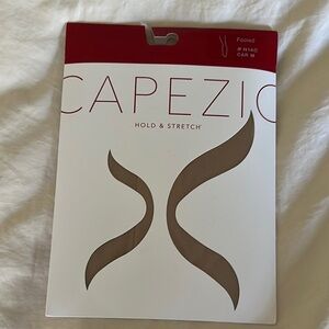 Capezio Hold & Stretch Footed Tights in Tan